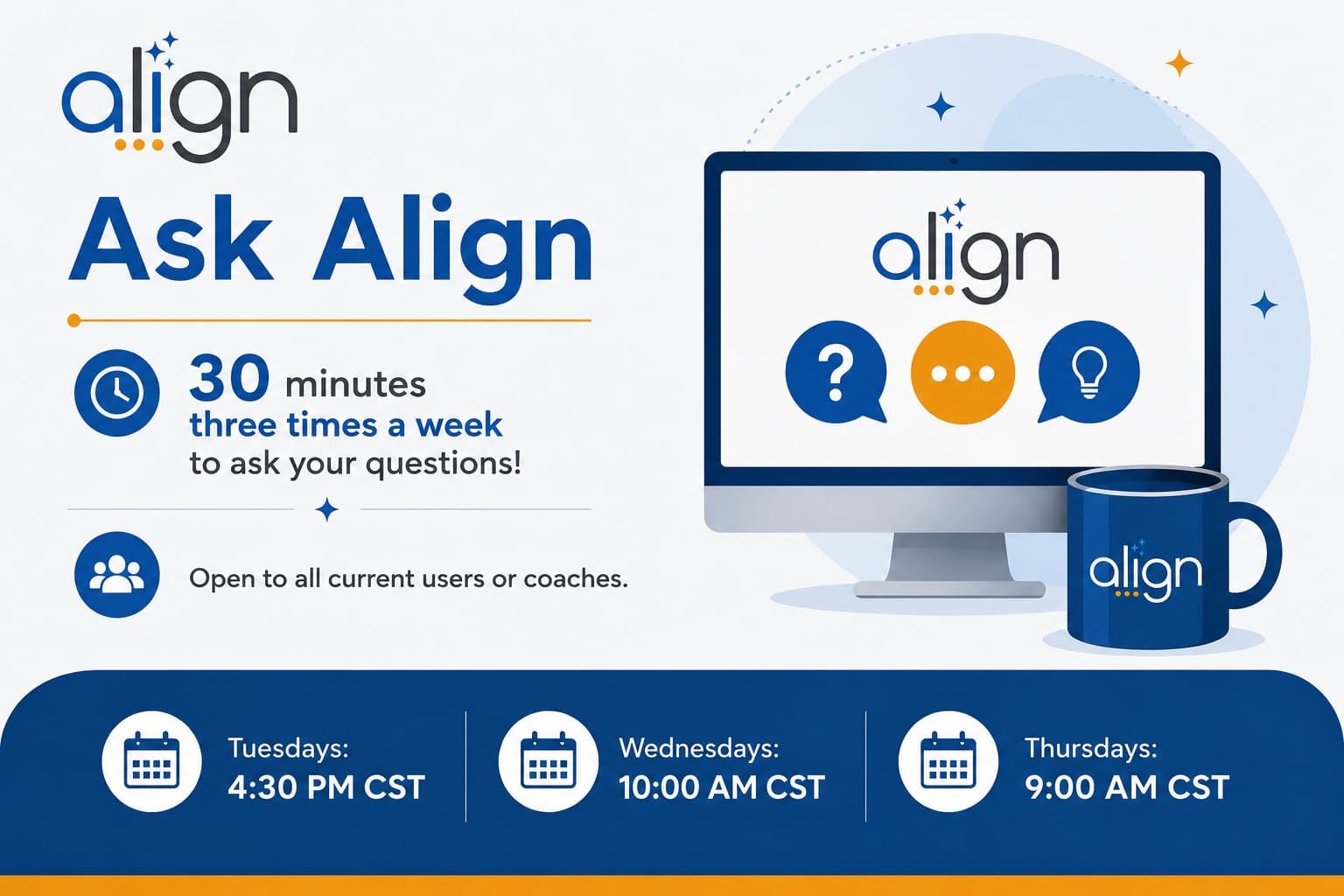 Ask Align live support session