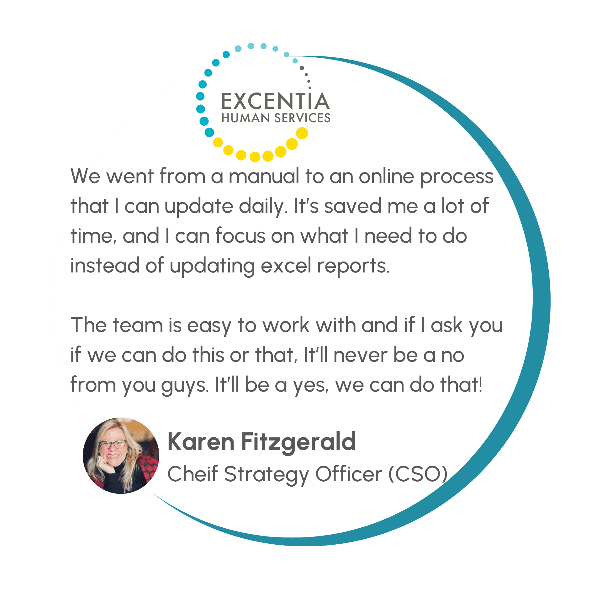 Excentia service testimonial